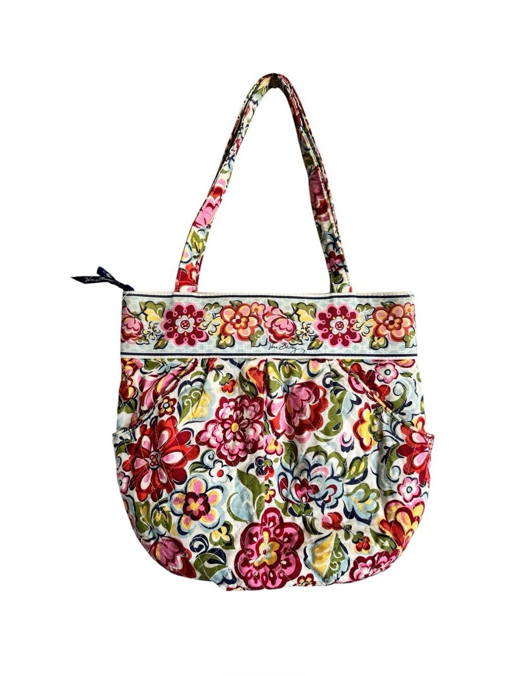 Vera Bradley Hope Garden Floral Quilted Tote Bag
